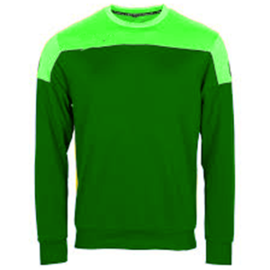 Sudadera de Cuello Redondo Azul Rey para Hombre, Corte Regular, Tejido de Punto, Color Sólido, Casual, Manga Larga con Rayas Blancas a la Derecha - Product Image 3