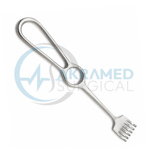 เครื่องมือผ่าตัดคุณภาพสูง Volkmann Retractor ขนาด 8.5 นิ้ว 6 แฉก ทำจากเหล็กกล้าไร้สนิมคมกริบ ได้รับการรับรองมาตรฐาน CE ใช้ซ้ำได้ - Product Image 2