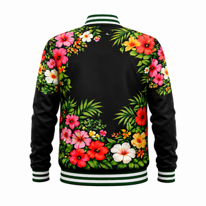 Custom Letterman Varsity <b>Jacket</b> Stand Collar Zipper Closure Machine Washable Winter Wear <b>Smart</b> Stylish Men - Product Image 6