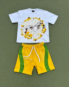 Conjunto de Verano para Hombre CLOVIX SPORTS, Camiseta Ligera y Pantalones Cortos, Traje Casual de Dos Piezas, Venta al Por Mayor - Product Image 1