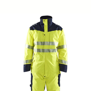 Combinaison de travail haute visibilité pour hommes, polyester, uniforme de sécurité réfléchissant pour usage industriel - Product Image 6