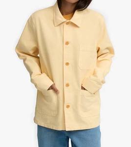 Chaqueta de Trabajo de Lona de Algodón Resistente, Impermeable, Transpirable, Estilo Vintage, con Cuello Camisero y Corte Holgado, Venta al Por Mayor - Product Image 2