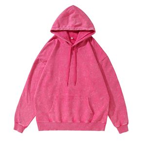 Sudadera con Capucha Extra Grande para Hombre, Color Sólido, Algodón French Terry, Estilo Casual para Otoño, Manga Larga, Diseño con Bolsillos - Product Image 4