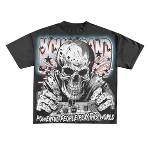 Camisetas de Hombre 100% Algodón con Logotipo Personalizado, Estilo Vintage Lavado, Casual, Oversize, Impresión DTG, Hombros Caídos, Cuello Redondo, Ropa Urbana, Suministro OEM - Product Image 4