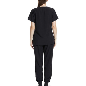 Nouvel ensemble de blouses médicales unisexe tendance en tissu peigné respirant, uniforme d'infirmière d'hôpital, accessoires de travail avec logo personnalisé - Product Image 3