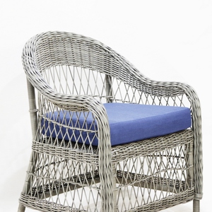 Minimalist Plastic Outdoor Villa Garden Chair Adjustable Recliner with Cushions - Product Image 6