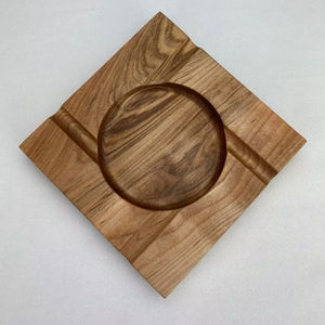 Eco-Friendly American Style Classic Wooden Handmade Customized Shape Tabletop <b>Ashtray</b> for Smoking Cigars Cigarettes Decorative - Product Image 5