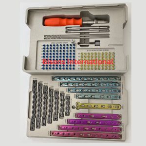 Kit de Instrumentos Ortopédicos Veterinarios al por Mayor BISONS: Placas de Bloqueo, Tornillos y Sistema de Fijación de Fracturas Animales de Titanio - Product Image 1