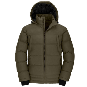 Factory Direct Supplier Front Zipper Men's Quilted Puffer Jacket Top Hot Sale Winter Wear Puffer Jacket For <b>Boys</b> - Product Image 2
