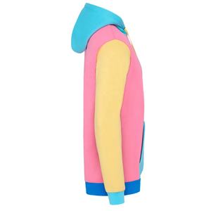 Sudadera con capucha para hombre Color Block sudadera rosa prendas de vestir con bolsillo Colorblock suéter con capucha suéter suelto con capucha juvenil - Product Image 2