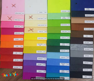 Tela de Fieltro de Color 100% Poliéster Hecha en Vietnam a Precio Económico - Product Image 1