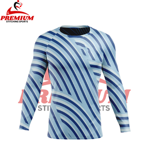 Nuevo Diseño, Mejor Calidad, Camiseta Deportiva Transpirable para Adultos, MOQ Bajo, Venta al Por Mayor, Color en Contraste, Camiseta de Manga Larga para Hombre, Spandex y Poliéster - Product Image 5