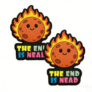 Cute Iron On 3D Cartoon Dog Embroidery Style PVC Patch for <b>Kids</b> Clothing <b>Backpacks</b> Gifts Accessories Wholesale Manufacturer OEM - Product Image 1