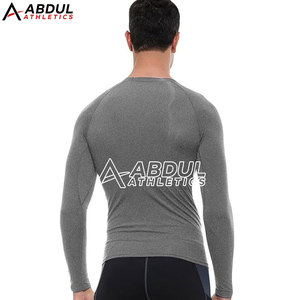 High Quality <b>Compression</b> <b>Shirts</b> Designed For Workout And Running With Breathable Fabric And Flexible Fit For Easy Movement - Product Image 5