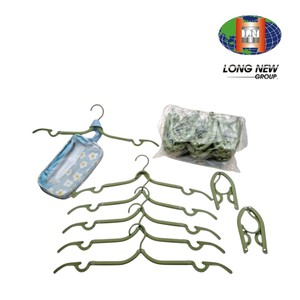 Custom Lightweight Travel Garment <b>Hangers</b> with Foldable <b>Space</b>-<b>Saving</b> Design - Product Image 5