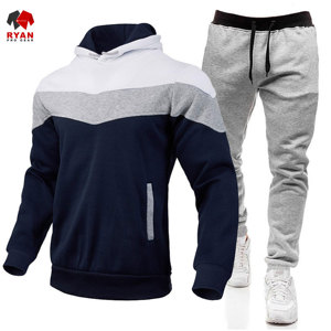 ชุดวอร์มผู้ชายขายดี น้ำหนักเบา ดีไซน์โดดเด่น ผ้าระบายอากาศได้ดี สวมใส่สบาย พร้อมกระเป๋าดีไซน์พิเศษ - Product Image 5