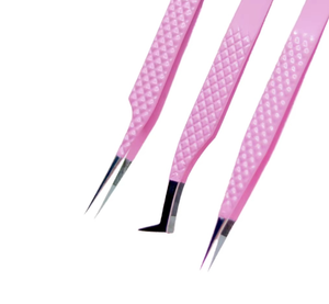 Pince à épiler pour cils, précise, à pointe fine et aiguë, avec embout noir - Product Image 4