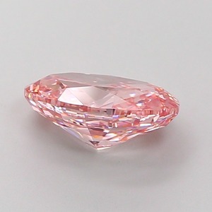 Diamant CVD rose vif fantaisie de forme ovale modifiée, cultivé en laboratoire, 1,78 carat, clarté VS2, polissage excellent, diamant non monté de luxe - Product Image 5