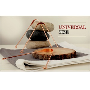 Limpiador de Lengua de Cobre Puro en Forma de U, Juego de Limpiadores de Lengua de Cobre Natural Ayurvédico - Product Image 1