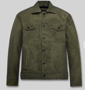 Veste en cuir unisexe modèle 2026 – Écologique, respirante, coupe-vent, col montant, logo frontal, style vintage - Product Image 6