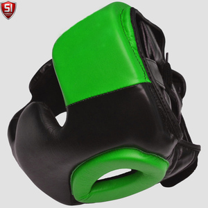 Protector de Cabeza para Boxeo, Verde y Negro, de PU, Casco Protector Facial para MMA, Kickboxing, Karate, Taekwondo, Entrenamiento, Sparring, Artes Marciales - Product Image 2