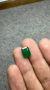 Émeraude naturelle de 3,11 carats, taille octogonale, pierre précieuse verte facettée pour bague, pendentif, collier, fournisseur de bijoux - Product Image 4