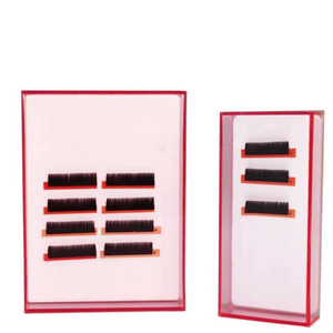 Premium <b>White</b> <b>Acrylic</b> Rectangle Solid Lash Palette Professional Design Eyelash Extension Application Eco-Friendly Kaamir - Product Image 4
