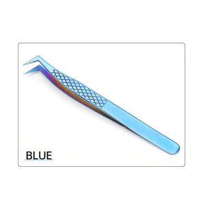 Pinces à épiler de formes variées et pinces à épiler pour extensions de cils avec miroir intégré / logo personnalisé, finition mate, couleur personnalisable, marque OEM - Product Image 5