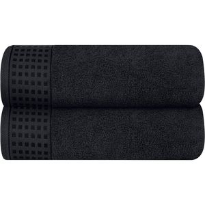 Juego de 2 Toallas de Baño Extra Grandes de 28x55 Pulgadas, 100% Algodón, Ultra Suaves, Altamente Absorbentes, de Secado Rápido y Ligeras - Product Image 1