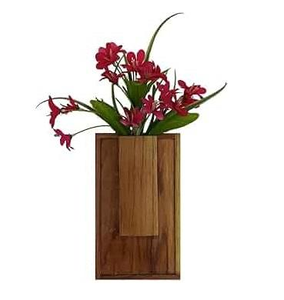 Jarrón de Flores de Madera Clásico, Ligero y Duradero, Hecho a Mano, con Acabado Pulido, Decoración para Mesa de Hogar u Oficina, Multiusos - Product Image 6