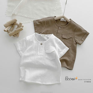 Conjunto de 2 Piezas de la Mejor Calidad para Niños Pequeños, Camiseta y Pantalones Cortos Transpirables de Estilo Casual Urbano, Ropa de Algodón para Niños Pequeños - Product Image 6