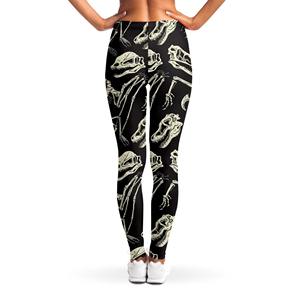 Pantalon de sport respirant à taille haute élastique pour la course, la compression, le yoga, imprimé par sublimation, motif lavé, pour l'entraînement - Product Image 2