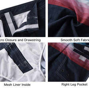 Shorts pour hommes de qualité supérieure, style streetwear, hip-hop, plage, décontractés, avec taille élastique - Product Image 6