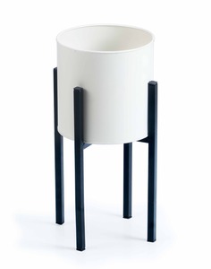 Ensembles de supports de plantes au sol en métal doré modernes avec un design minimaliste en treillis, durables pour la décoration du salon, du balcon et de la chambre - Product Image 2