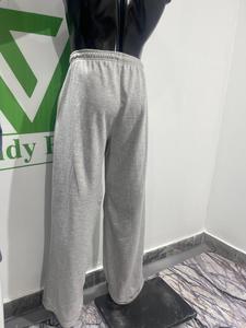 Trendy Men’s Gray Sweatpants <b>Elastic</b> <b>Waist</b> Drawstring Printed Joggers Casual Streetwear Cotton <b>Trouser</b> - Product Image 2