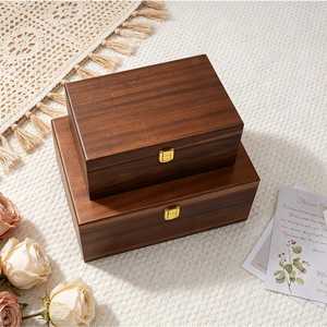 Wholesale Custom Sustainable Classic Design Wooden Jewelry <b>Box</b> Premium Handcrafted Gift Case for Jewelry Luxury Decor Whimsy Art - Product Image 6