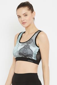 Soutien-gorge de sport respirant à maintien moyen, dos nageur, col rond, réversible, grande taille pour femme - Product Image 3