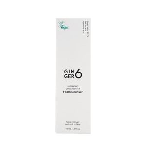 Espuma limpiadora diaria nutritiva con agua de jengibre y ácido hialurónico, fórmula vegana, suave pero eficaz para el acné y - Product Image 4
