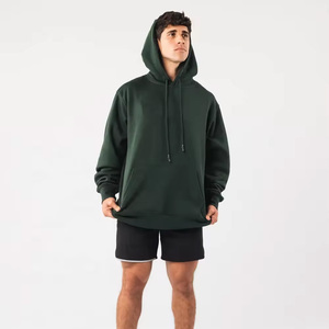 Sudadera con Capucha Gris para Hombre, 100% Algodón, Felpa Francesa, Corte Regular, Ropa Casual de Invierno, Secado Rápido y Transpirable - Product Image 4