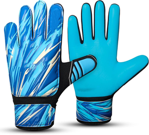 Anti Slip Goalkeeper <b>Gloves</b> For Football Soft Foam Padding Strong Grip Palm <b>Moisture</b> Wicking Fabric Goalkeeper Football <b>Gloves</b> - Product Image 4