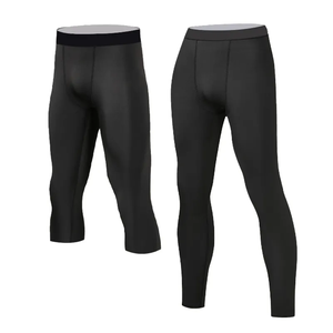Leggings Deportivos de Compresión para Hombre OEM, Cintura Elástica, Pantalones Deportivos para Gimnasio, Entrenamiento, Running y Fitness - Product Image 1