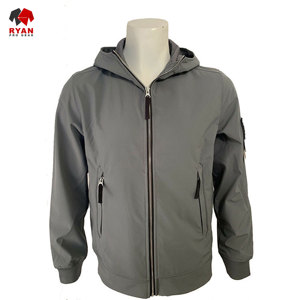 เสื้อแจ็คเก็ตซอฟต์เชลล์คุณภาพพรีเมียมสำหรับผู้ชาย ปิดด้วยซิป ผ้าระบายอากาศได้ดี พร้อมโลโก้แบบกำหนดเอง ดีไซน์กระเป๋า - Product Image 5