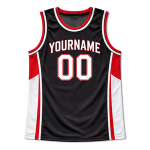 เสื้อบาสเก็ตบอลทีมโรงเรียนแบบสั่งทำพิเศษ แห้งเร็ว ระบายอากาศได้ดี ผ้าโพลีเอสเตอร์ 100% สกรีนชื่อและหมายเลขผู้เล่นตามสั่ง - Product Image 4