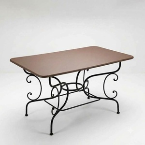 Muebles de Exterior de Hierro Forjado Victoriano Europeo de Lujo, Hechos a Mano, para 4 Personas, Resistentes a la Intemperie, para Patio - Product Image 1