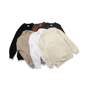 Vente en gros 350GSM Spandex/coton Sweat-shirt unisexe surdimensionné à col rond Sweat-shirt à capuche d'hiver brodé pour les promotions - Product Image 2