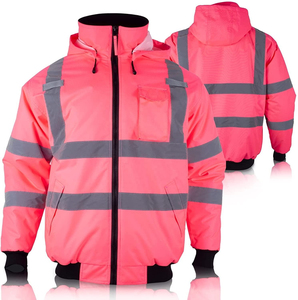 Custom logo Multi Pocket High Visibility Reflective <b>Jacket</b> Security Work <b>Jacket</b> Hi-vis Safety <b>Jacket</b> - Product Image 6
