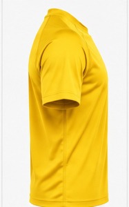 Index Apparel <b>Men's</b> Yellow Short Sleeve T-Shirt Regular Fit O-Neck Printed Quick Dry Casual Wear - Product Image 2