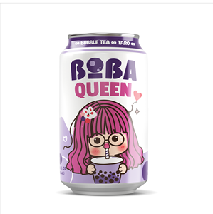 Lata de té de burbujas Matcha de 330ml con Boba Pearl Boba Queen, bebidas de té con leche, precio al por mayor, fabricante de bebidas de Vietnam - Product Image 4