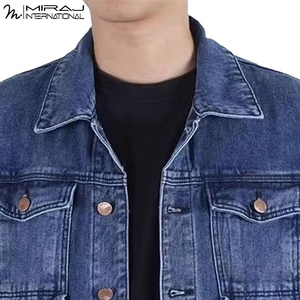 OEM Custom Latest Style New Trendy Premium Product High Quality Cotton In Black Color Casual Denim Winter <b>Jackets</b> For <b>Men</b> - Product Image 6