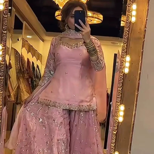 A Luxurious Party Wear Collection Exquisite Designer Gown With Heavy Fandy Silk Fabric And Detailed Embroidery Sequins <b>Work</b> - Product Image 1